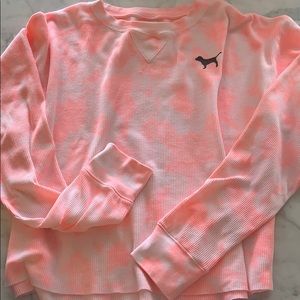 cropped pink long sleeve